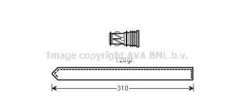 AVA QUALITY COOLING fdd616 -  Осушитель, кондиционер